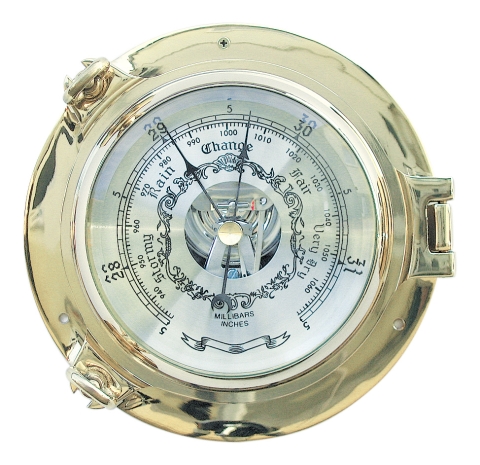 Barometer im Bullauge