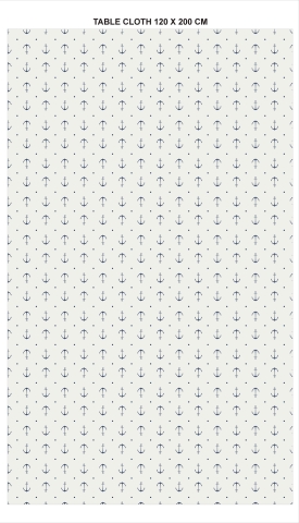 Tischdecke - Anker
