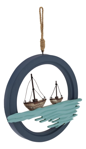Wand-Deko - Boote im Ring