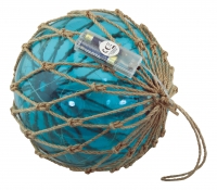 LED-Fishermens glass ball in net