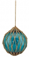 LED-Fishermens glass ball in net