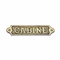 Door name plate - CABINE
