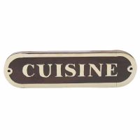 Door name plate - CUISINE