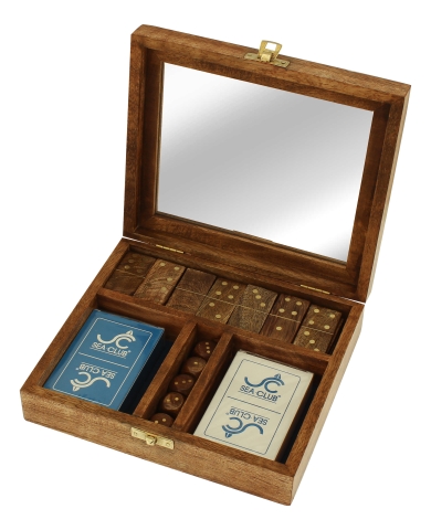 Karten/Würfel/Domino-Box