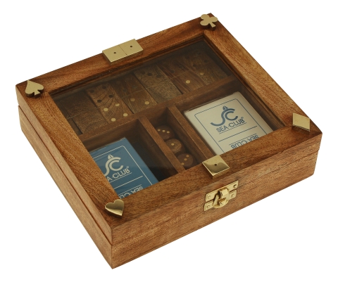 Karten/Würfel/Domino-Box
