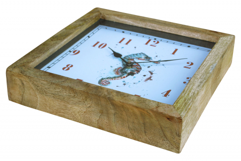 Wanduhr - Seepferdchen