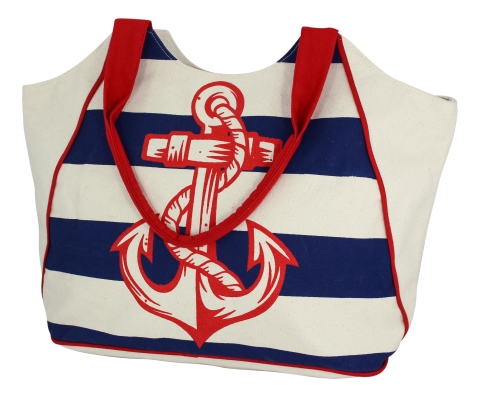 Shopping-Tasche mit Ankerdruck