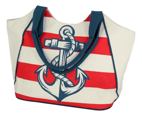 Shopping-Tasche mit Ankerdruck