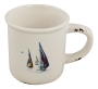 Becher mit Henkel - Boote-Design