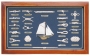 Knotentafel hinter Glas