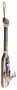 Wand-Deko - Paddel mit Haken