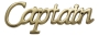 Türschild - Captain