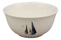 Dish with boat design