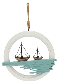 Wand-Deko - Boote im Ring