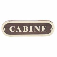 Door name plate - CABINE